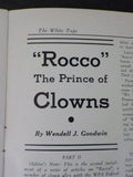 White Tops Circus Magazine 1939 June July Rocco Prince of clowns