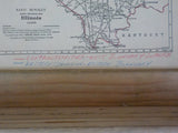 Handy Railroad Atlas 1944 Rand McNally Soft Cover   Staples have been removed
