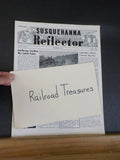 Susquehanna Reflector Vol 10 No 8 1956 August Tracks Washed Out, Train Derailed