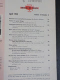 Trains Magazine 1953 April Trains & Travel How to go far without going broke