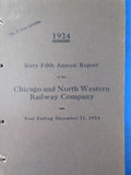 Chicago and North Western Railway Company Annual Report 1924