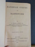 Railroad Curves and Earthwork with tables By Frank Allen Copyright 1889-1920