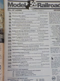 Model Railroader Magazine 1984 December Dean Foster kitbashes a GP39-2 Weber Val