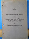 Chicago and North Western Railway Company Annual Report  1921