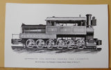 Postcard Anthracite Coal burning pushing tank locomotive P&R Railroad