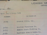 Lehigh Valley Railroad Office of the Freight claim agent 1962