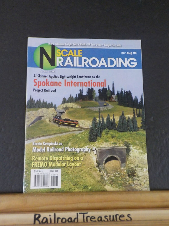 International Model R N Scale Railroading #48 2008 July August Spokane International Model R ...