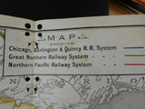 Chicago Burlington & Quincy Railroad Company Annual Report 1906 June 30 MAP