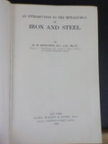 Iron and Steel An introduction to the metallurgy of by HM Boylston  Hard Cover