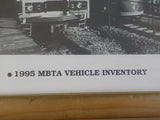 Rollsign Magazine of New England Transit News 1996 January February MBTA vehicle