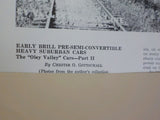 Trolley Talk #102 1974 April Early Brill pre semi convertible heavy suburban car