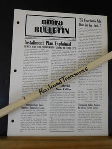 NMRA Bulletin 1954 November #3 of 21st Year Our Terminology Goes Against Japanes