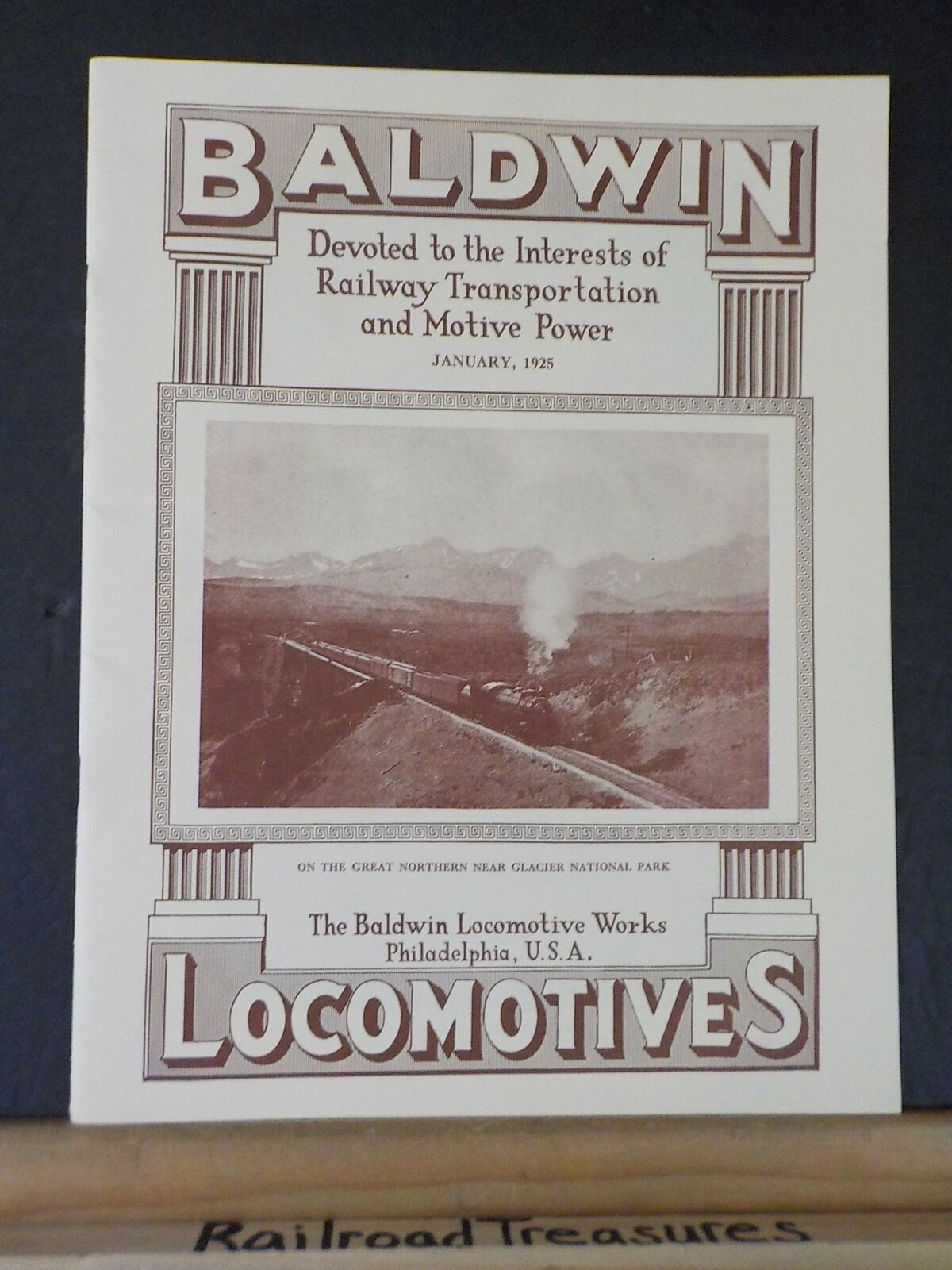 Baldwin Magazine 1925 January REPRINTED 1978 GN