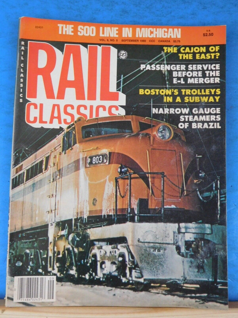 Rail Classics Magazine 1980 September V9#5 Passenger service before th ...