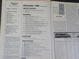 Railroad Model Craftsman Magazine 1980 December RMC Scenery Benchwork Trackplans