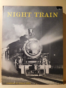Night Train By Donald Duke Dust Jacket Pacific Rail Journal 1961