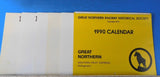 Great Northern Railway Historical Society Calendar Lot of 6 1990, 1995-1999