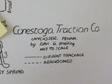Map Conestoga Traction Co. Lancaster Penn.