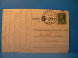 Postcard PRR Depot Millersburg PA Pennsylvania Railroad Station Postmarked 1911?