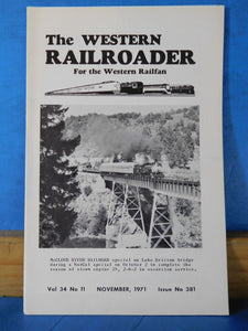 Western Railroader #381 1971 Cumbres & Toltec Scenic Railroad.  8 pages