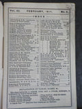 People’s Railway Guide 1916 February Vol.42 No.2 Timetables for various railroad