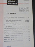 Model Trains 1958 March  Track plans for scenery builders Linn Westcott Timber b