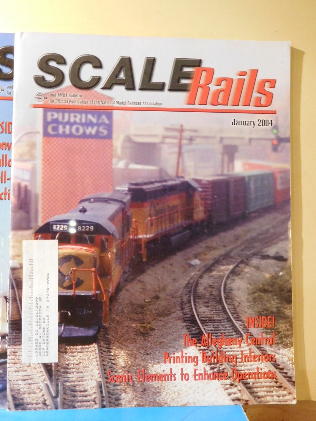 Scaler Rails Scale Rails Complete Year 2004 12 Issues Scale Rails and NMRA Bulletin ...