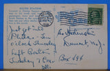 Postcard South Station Boston Mass. Postmarked 1928 Philadelphia PA