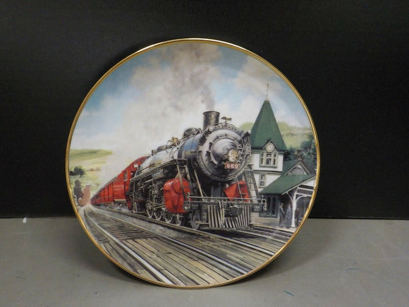 Plate Great American Train Series Alton Limited by Jim Deneen Steam Locomotive