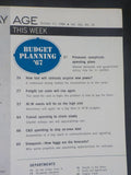 Railway Age 1966 October 17 Budget planning 67 Special report to Management