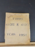 Reading Forms 4135 & 4127 for the year 1951