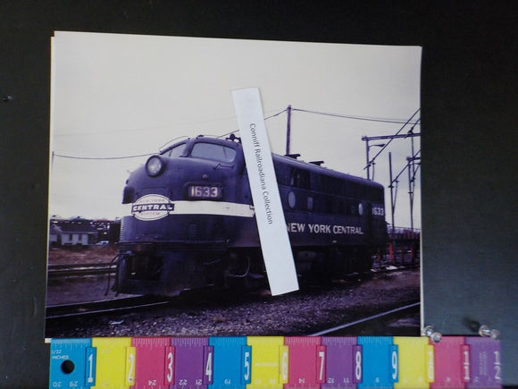 Photo New York Central Locomotive #1633 Detroit MI 1968