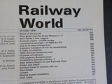 Railway World 1974 August Vol 35 No 412 Steam in Austria Dart Valle enterprise