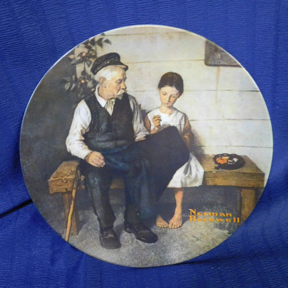 Plate Norman Rockwell The Lighthouse Keepers Daughter Rockwell Heritage Collect