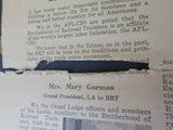 Trainman News1958 September 22  Vol 12 NO 38 Newspaper  Damage