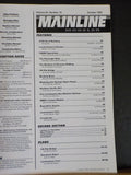 Mainline Modeler 1999 October ATSF BX-9 Locomotives in styrene C&NW Operations