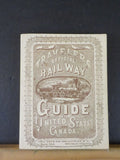 Travelers Official Railway Guide 1869  June  Reprint