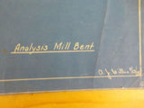 Blueprint Analysis Mill Bent 1928