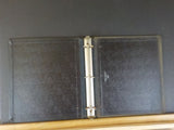 EMD Replacement Parts Catalog Binder Black 3 ring Notebook