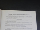 Pittsburg,Chartiers and Youghiogheny Railway Company Annual Report 1910 28th