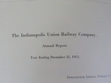 Indianapolis Union Ry Co Annual Report 1915  MAP