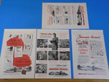 Ads Western Pacific RR California Zephyr #1 Advertisements from various magazine