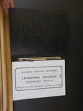 Illinois Central Gulf Louisiana Division Track Chart Condensed Profile 1976