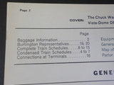 Burlington Public Timetable 1967 June 1 Burlington Route