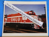 Photo Gulf Mobile & Ohio Locomotive #723 8X10 Color
