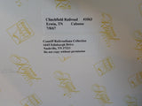 Photo Clinchfield Caboose #1063 8X11.5 Color CRR