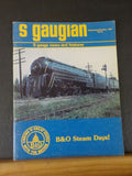 S Gaugian 1981 September October Track bumper B&O Steam days P-7 Pacific