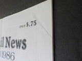 US Rail News 1986 August Our 4th Year Marketplace for the Railroad Industry & Ho