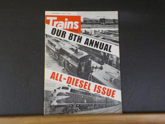 Trains Magazine 1969 December All diesel issue Rare breeds