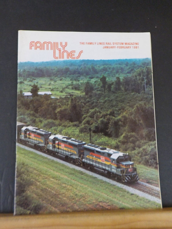 Family Lines SCL L&N Employee Magazine 1981 January February Nashville TN